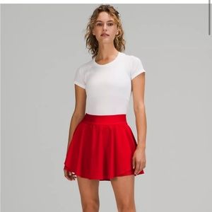 LULULEMON NWOT court rival skirt high-rise, long length!!